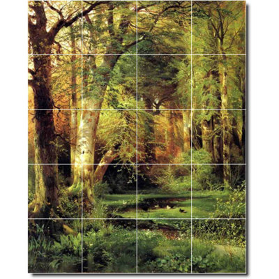 6 x 6 Ceramic William Bouguereau Mother Child Painting Decorative Mural Tile PictureTilescom Pattern Country 06354