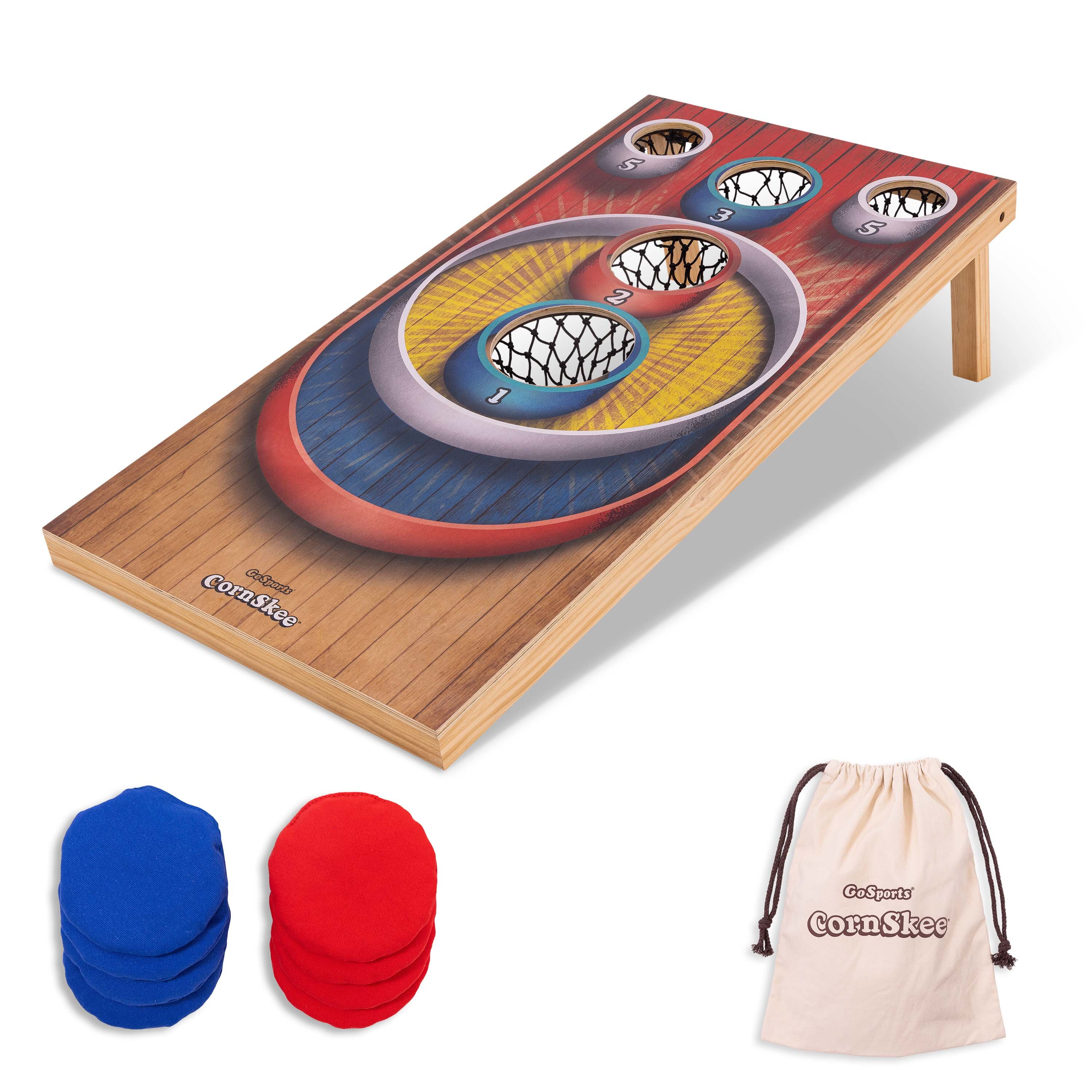 Youth Size GoSports Junior Size Cornhole Bean Bag Toss Game Indoor Outdoor 