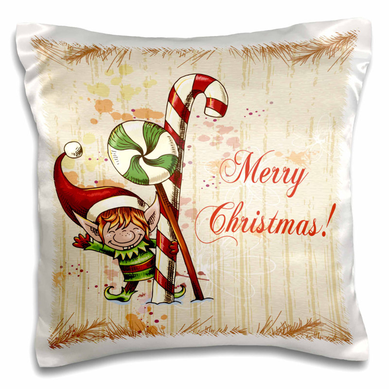 The Holiday Aisle Michalski Cute Christmas Elf With Peppermint And