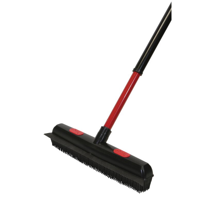 rubber push broom