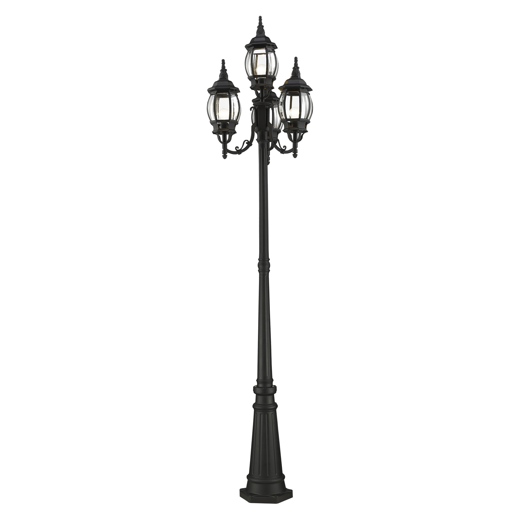 Darby Home Co Schade Outdoor 4 Light 93 Lamp Post Wayfair