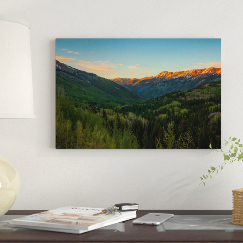 East Urban Home A Million Dollar View By Bill Sherrell Graphic Art Print On Wrapped Canvas Wayfair