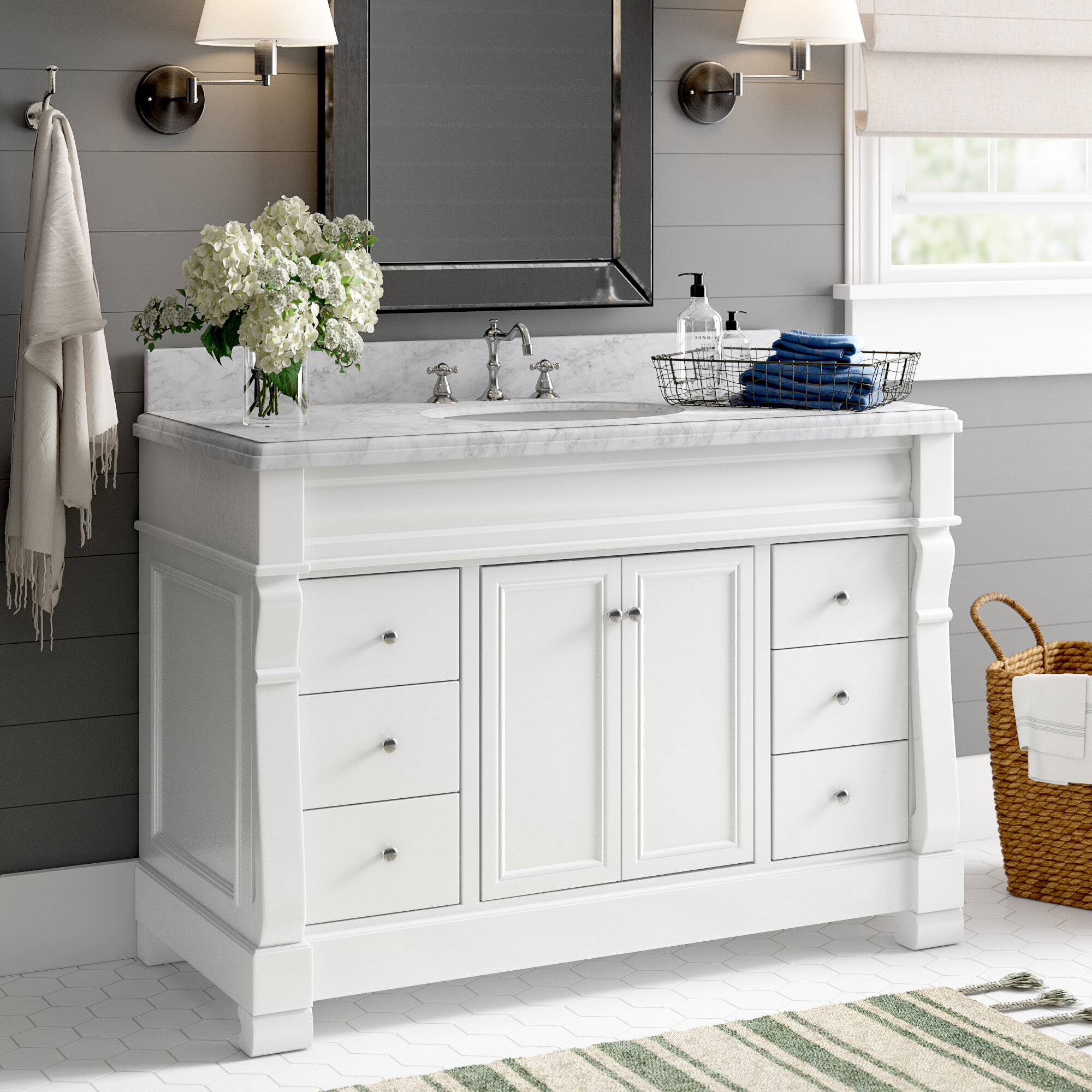 Birch Lane Raheem 48 Single Bathroom Vanity Set Reviews Wayfair