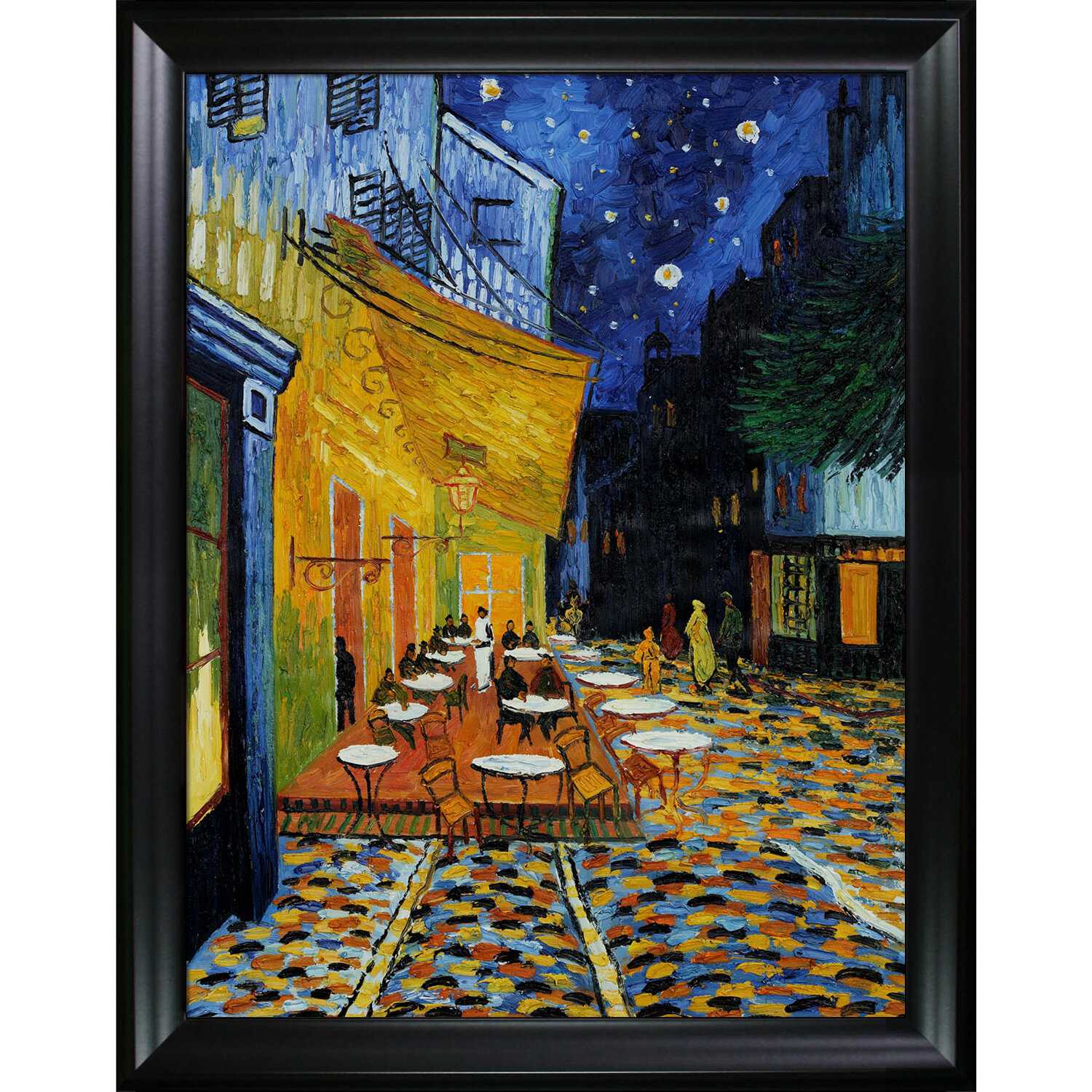 Vault W Artwork Cafe Terrace At Night by Vincent Van Gogh - Picture ...