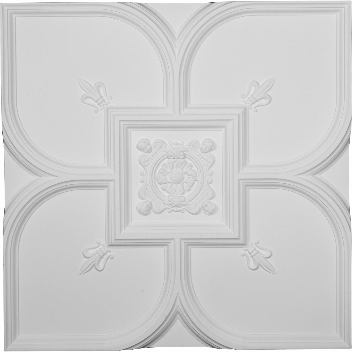 Fleur De Lis 31 5 H X 31 5 W X 2 38 D Ceiling Tile