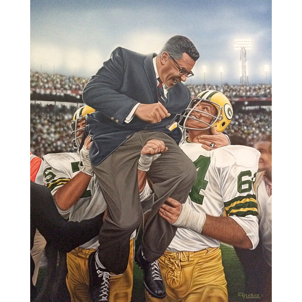 Buy Art For Less Vince Lombardi Green Bay Packers Coach By