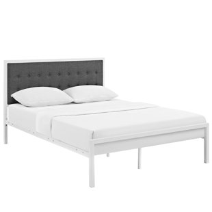 Go to store & view more images Millie Upholstered Platform Bed by Modway