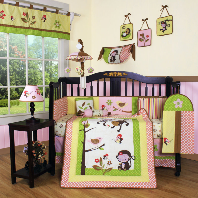 Zoomie Kids Fontaine Polka Dot 12 Piece Crib Bedding Set Reviews
