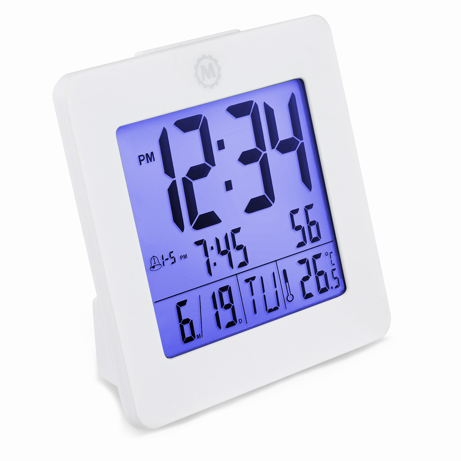 London Clock Luminous Display Alarm Clock Illuminated Dial Analogue Quartz 