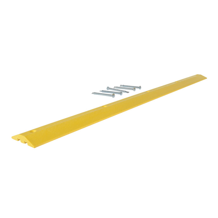 Asphalt Hardware 106 Length 10 Width Vestil SBHA-108 Yellow Heavy Duty Speed Bump Asphalt Hardware 106 Length 10 Width Vestil SBHA-108 Yellow Heavy Duty Speed Bump