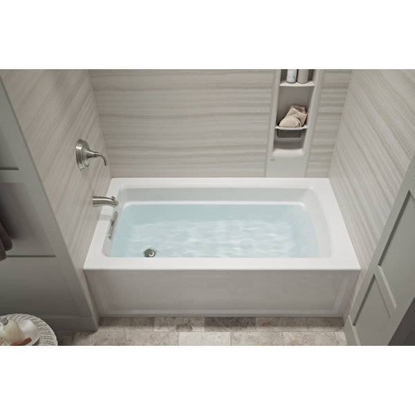 Kohler Archer 60 X 32 Alcove Bathtub With Integral Apron And Left Hand Drain Reviews