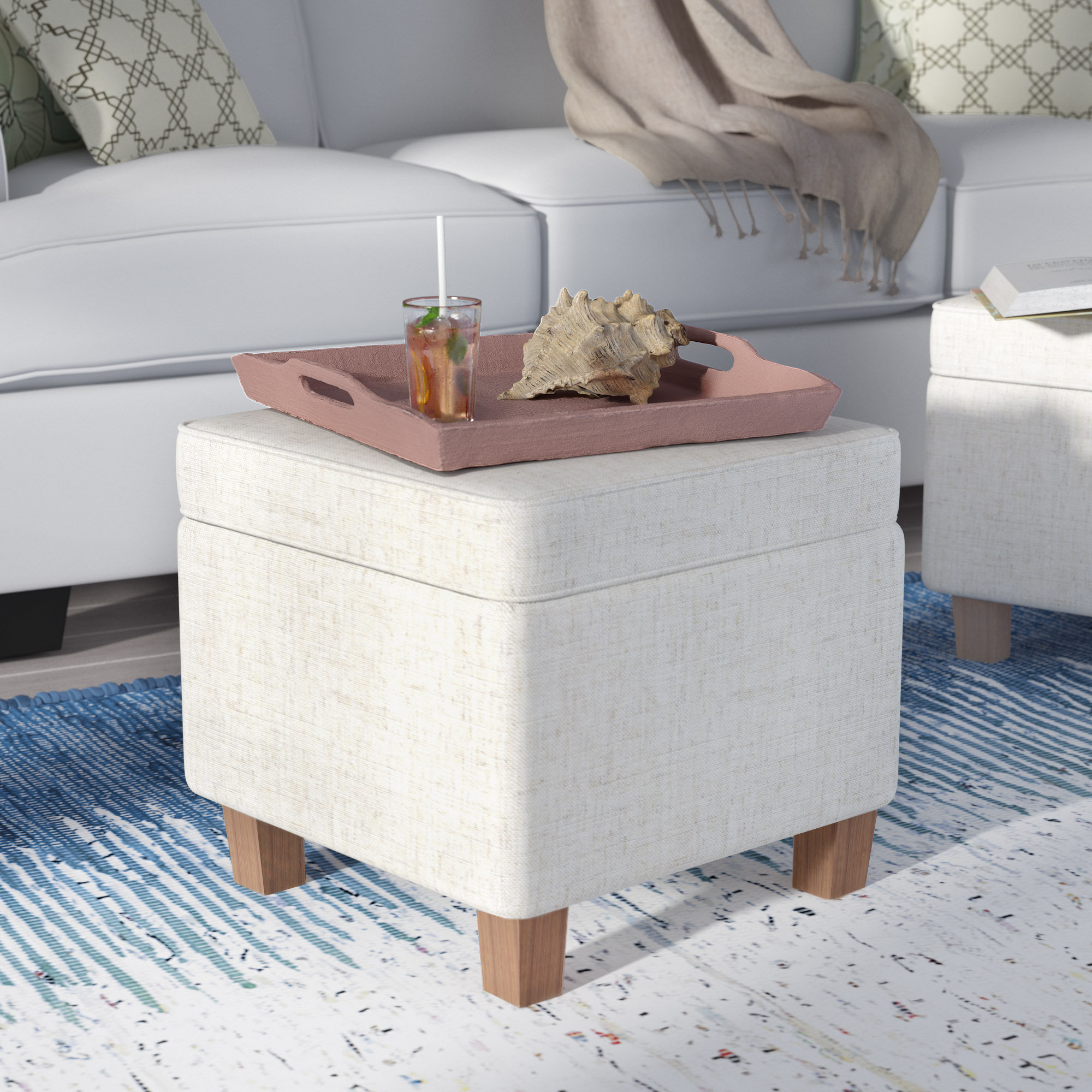 Ottomans Birch Lane Cayuga Storage Ottoman
