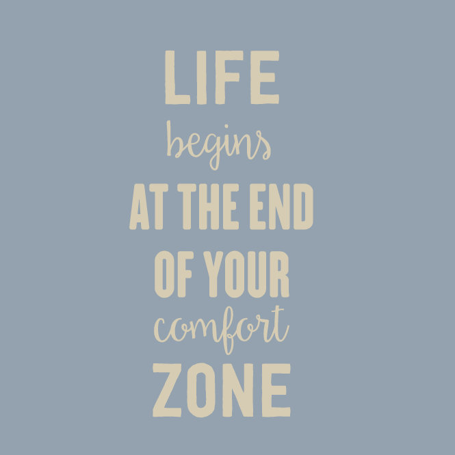 Sweetumswalldecals Life Begins At The End Of Your Comfort Zone
