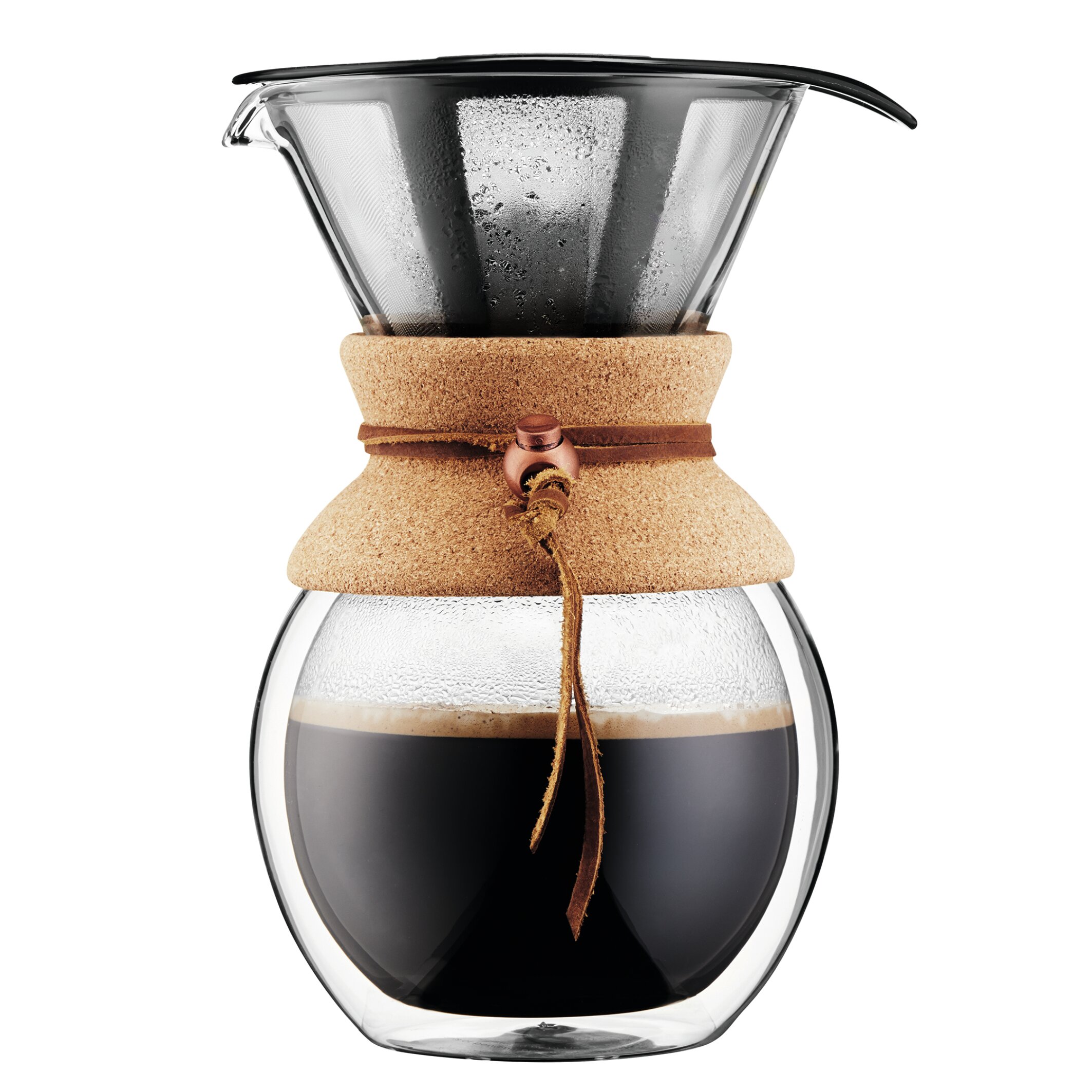 Clear Double-Wall Coffee Maker