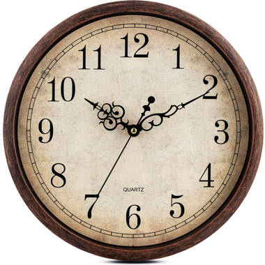 Loon Peak Battery-Operated Wood Wall Clock 