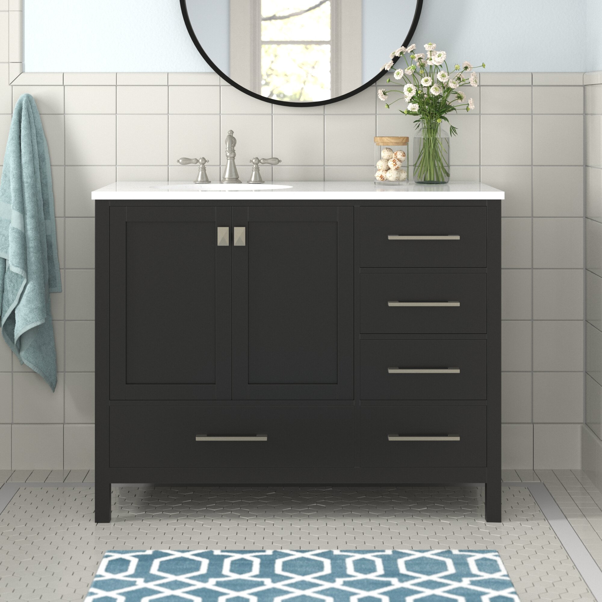 Andover Mills Broadview 42 Single Bathroom Vanity Set Reviews