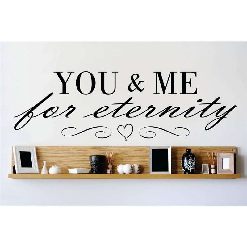 Design With Vinyl You And Me For Eternity Wall Decal Wayfair The best of player is where you can enjoy a variety of football videos such as: wayfair com