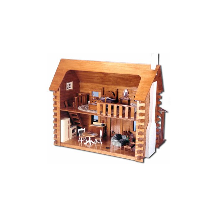 Greenleaf Dollhouses Creekside Cabin Dollhouse Reviews Wayfair