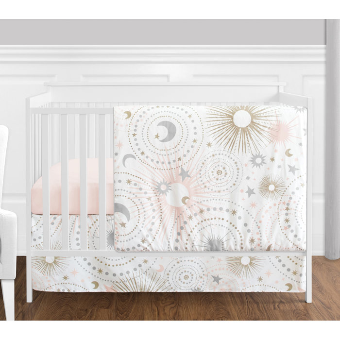 Celestial 4 Piece Crib Bedding Set Celestial 4 Piece Crib Bedding Set