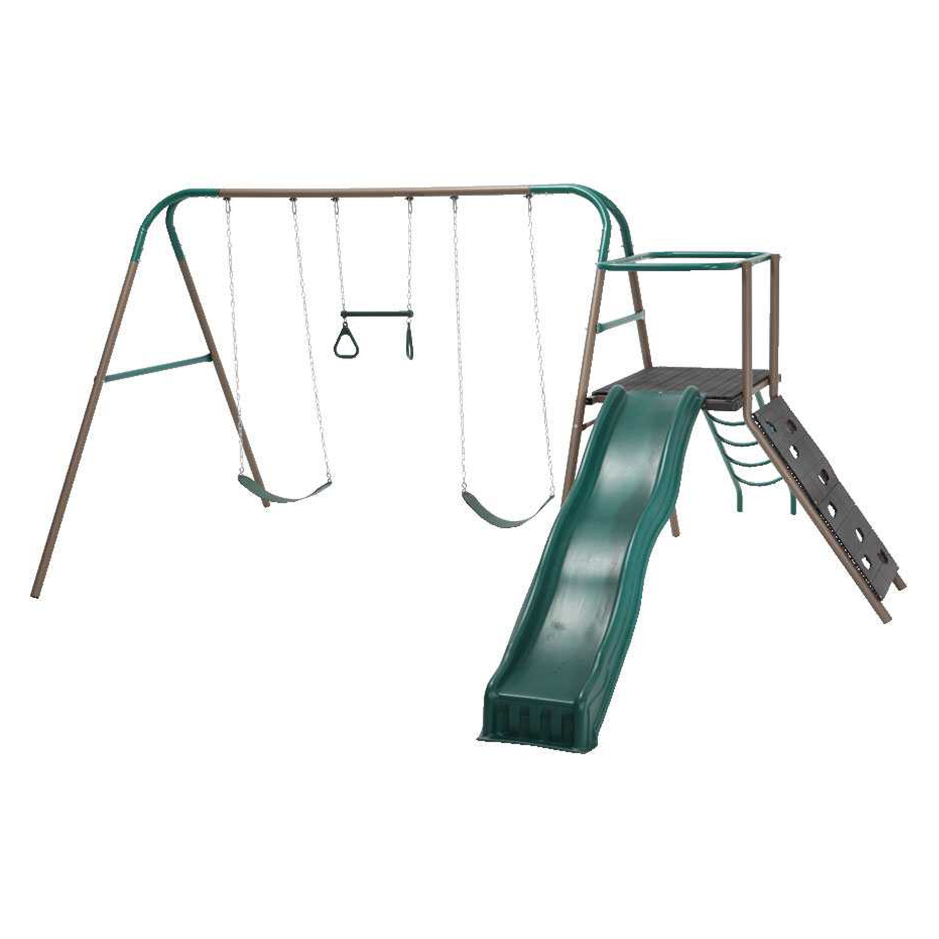 Lifetime Climb and Slide Play Swing Set & Reviews Wayfair