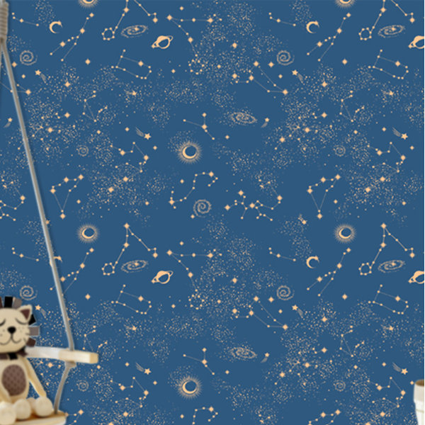 Zoomie Kids Babcock Night Galaxy Stars Smooth 10' L x 24 ...