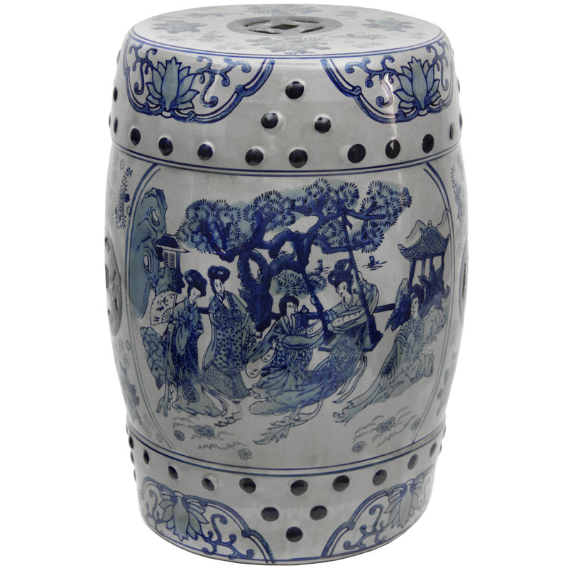 Christien Porcelain Garden Stool