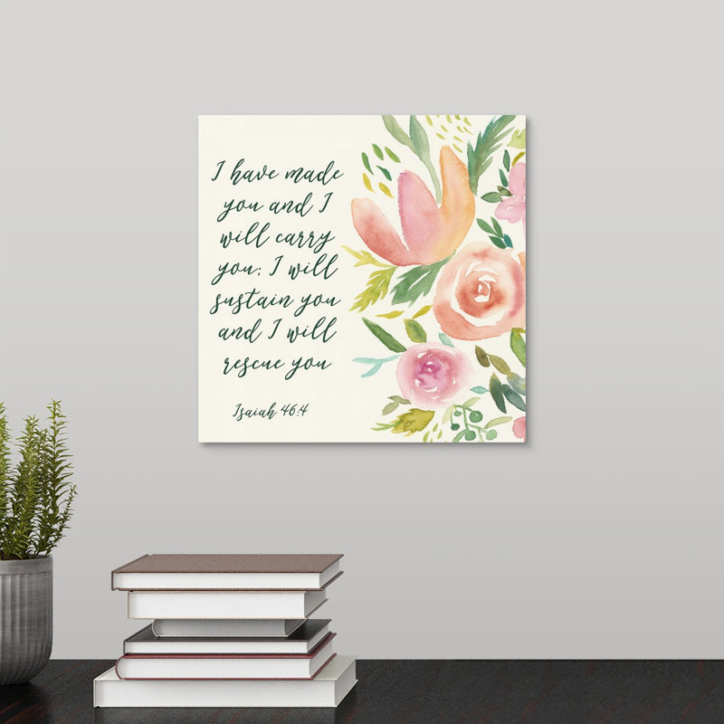 Winston Porter Grace Upon Grace I Textual Art Print On Canvas
