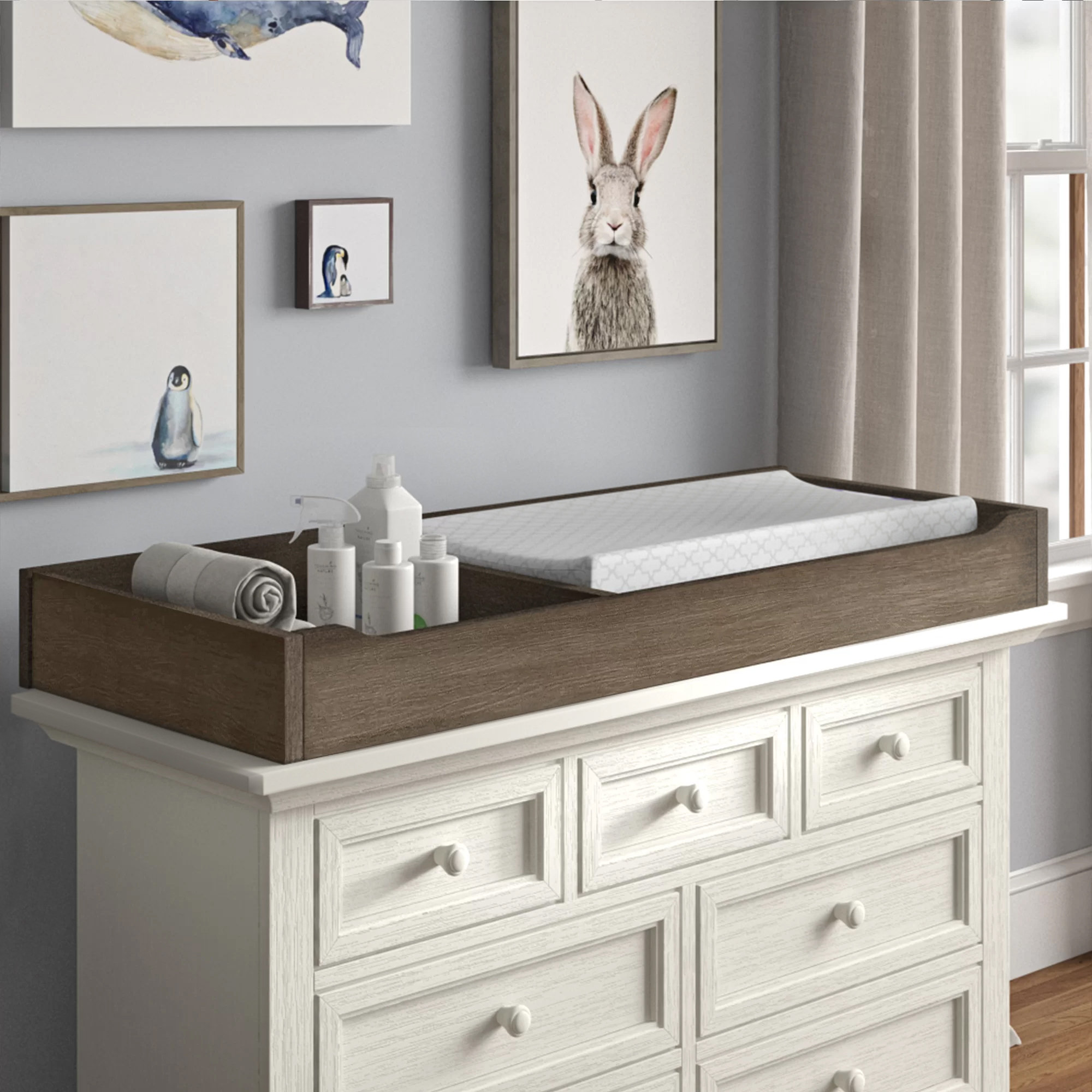 changing table topper tray