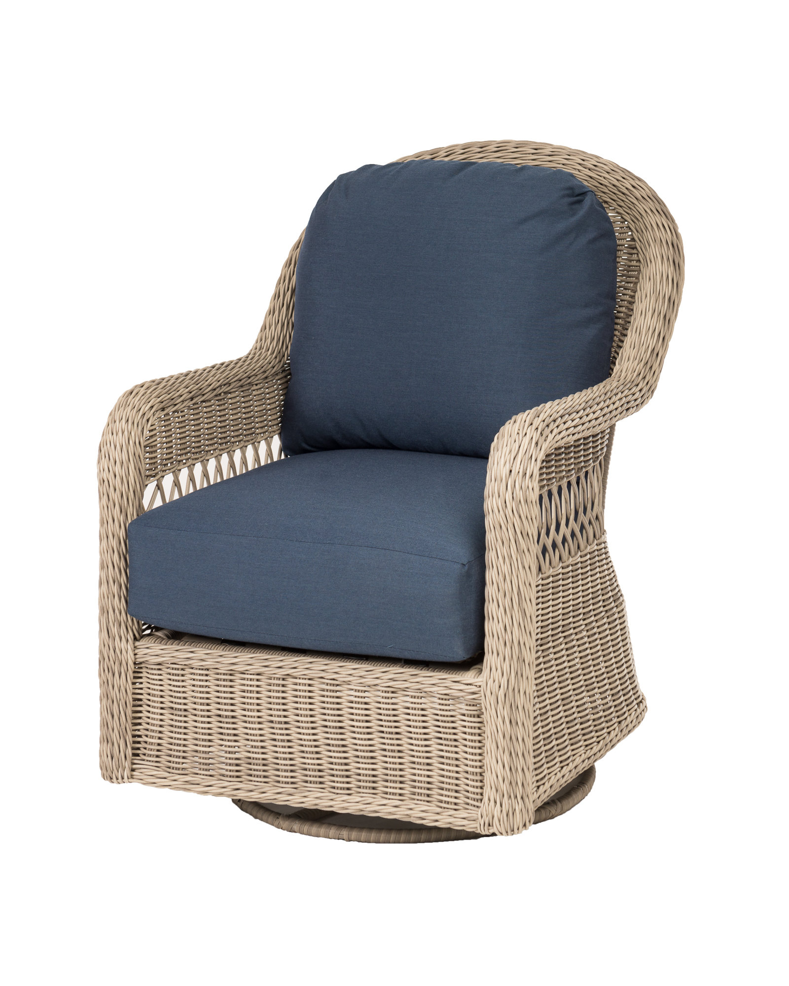resin wicker outdoor gliders on Co9 Design Julia Swivel Glider Chair With Cushion