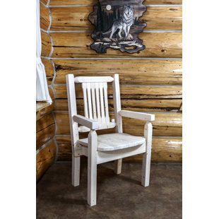 Abella Captain's Solid Wood Dining Chair by Loon Peak