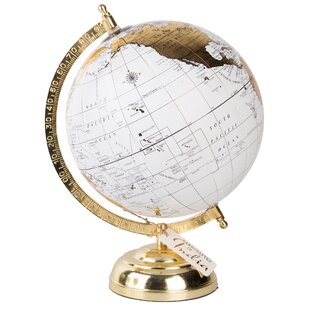Red Globe with Marble Base Fit in any Room at home or office. 