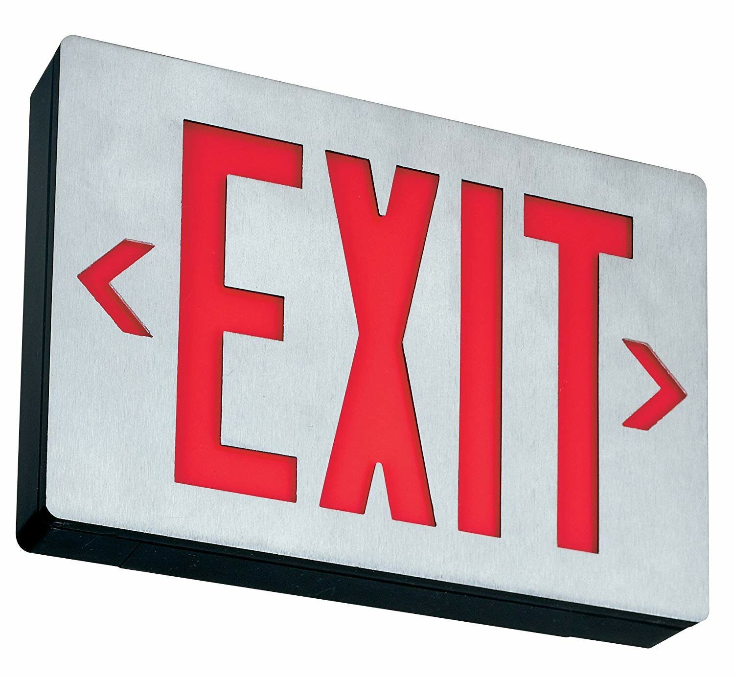 Lithonia Lighting Signature Aluminum Surface-Mounted LED Exit Sign ...