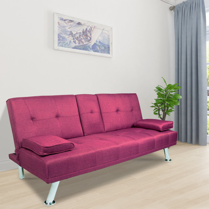 Orren Ellis Modern Sofa Bed Convertible Sectional Sofa Bed, Fold Up And Down Recliner Couch With ...