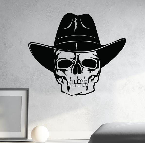 skull cowboy hat