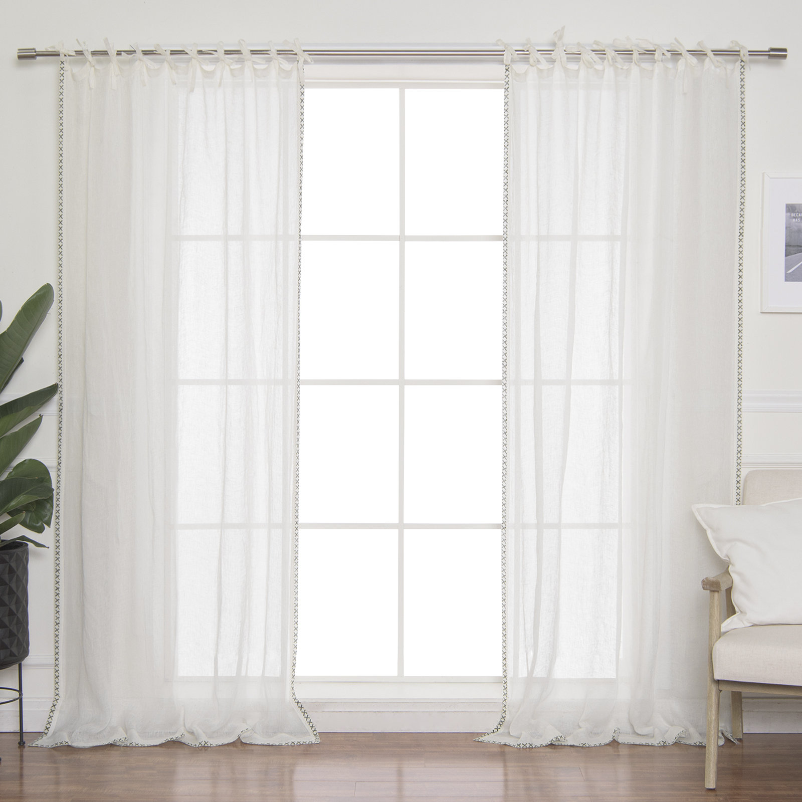 Criss Cross French Linen No Pattern And Not Solid Color Room
