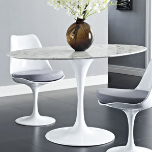 Julien Oval Aluminum Dining Table by Langley Str..