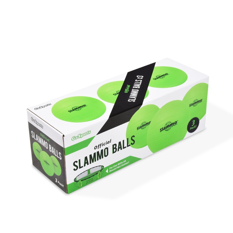 Works for All Roundnet Sets GoSports Slammo Competition Ball 3-Pack 