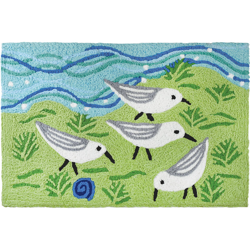 Jellybean Home Garden The Sandpiper Gang Kitchen Mat Reviews Wayfair