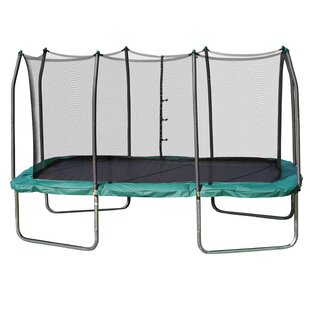 View Summit 14 Rectangle Trampoline with Safety