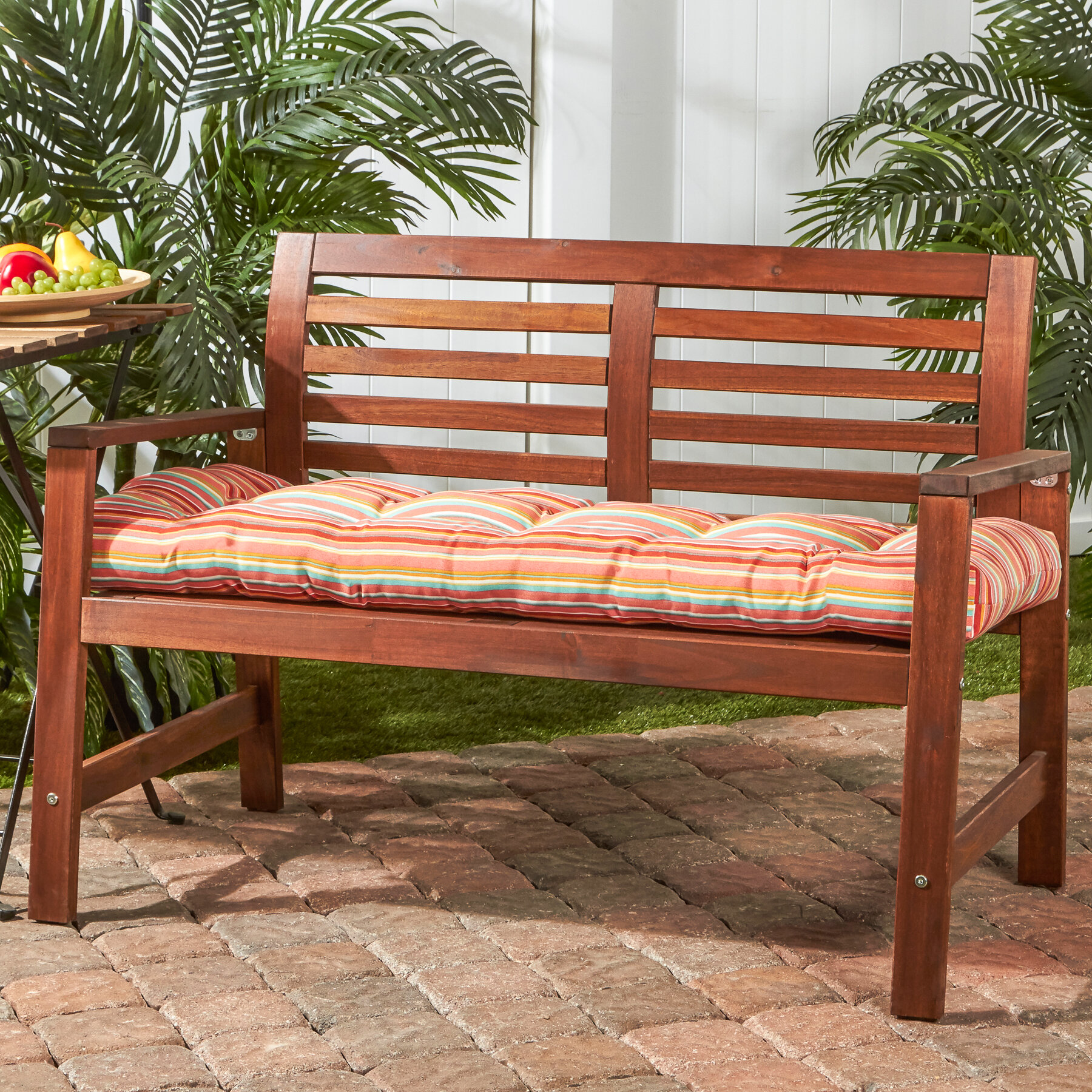 outdoor bench cushion 47 x 18