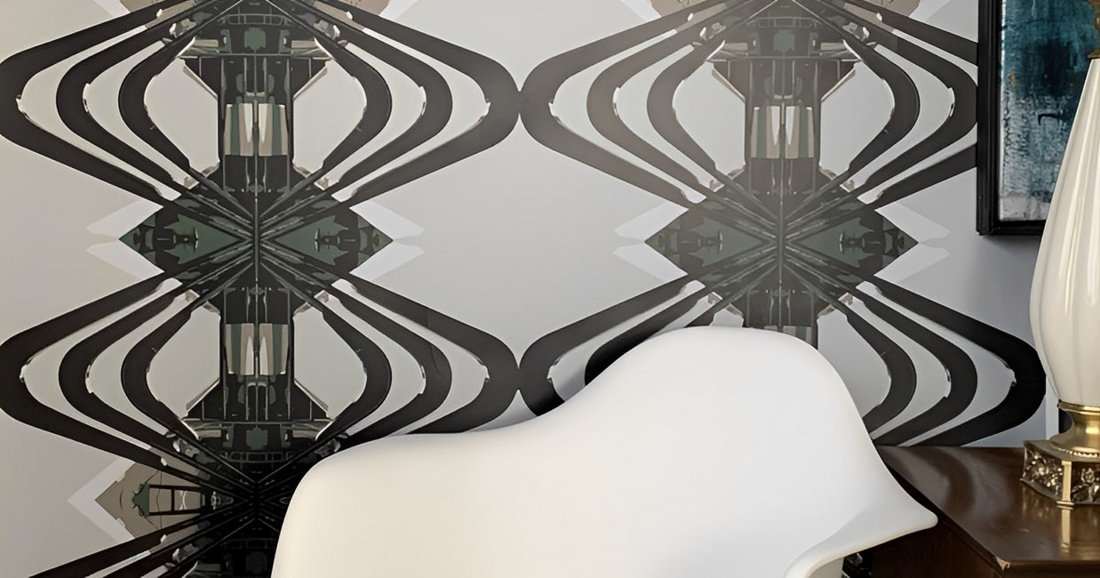 Stanton Gray Maxine Metallic Wallpaper Roll | Perigold