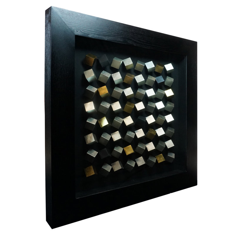 Orren Ellis Mini Cubes Shadow Box Wall Decor Wayfair