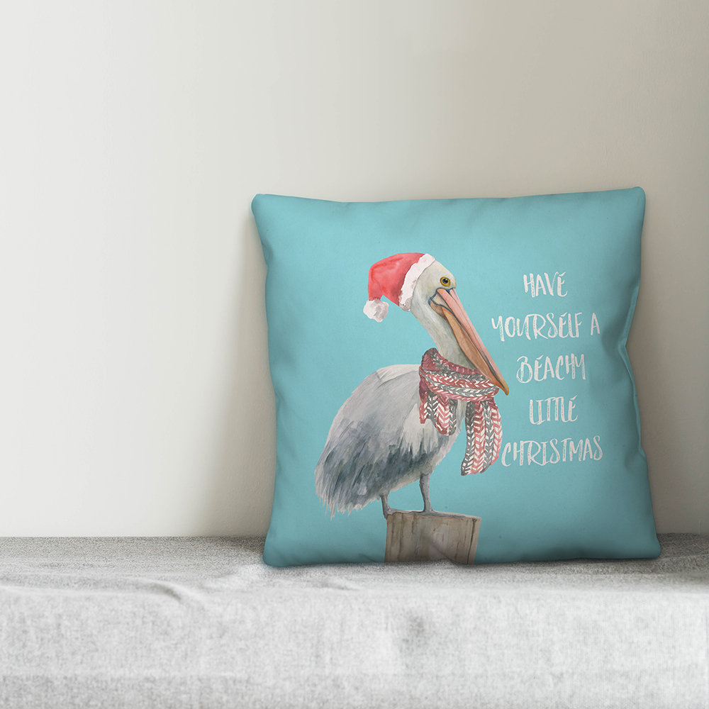 The Holiday Aisle Janiyah Beachy Little Christmas Throw Pillow Wayfair