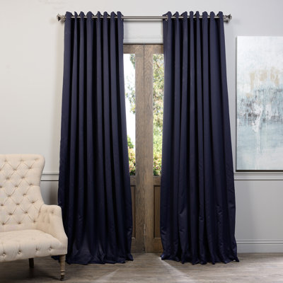 Beachcrest Home Carden Solid Blackout Thermal Grommet Single