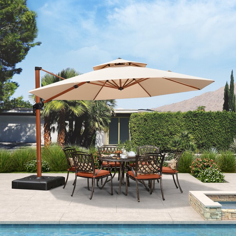 Blue Elephant Epperly 4m Cantilever Parasol | Wayfair.co.uk