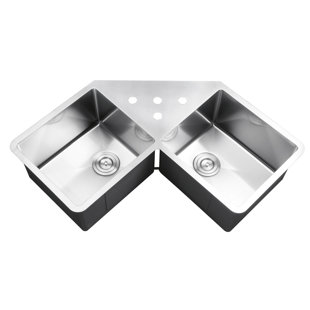 Corner Kitchen Sinks You Ll Love Wayfair Corner Kitchen Sinks