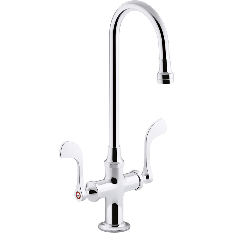 Kohler Triton Bowe 1 0 Gpm Monoblock Gooseneck Bathroom Sink