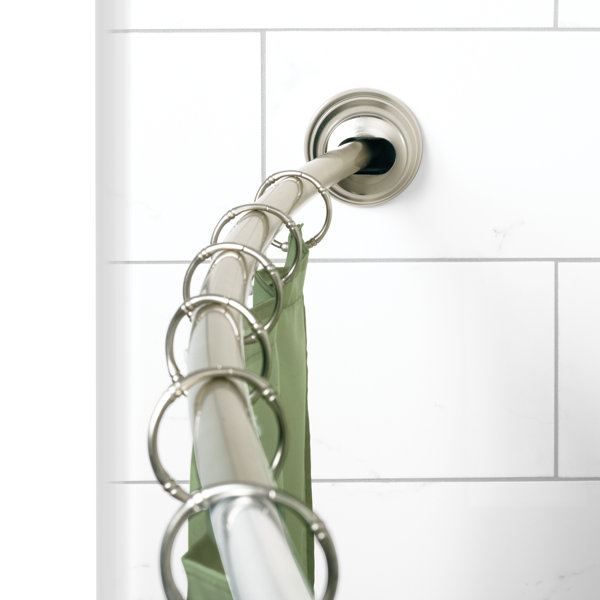 Rebrilliant NeverRust™ 72" Adjustable Curved Tension ...