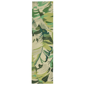 Rachael Hand-Tufted Green Indoor/Outdoor Area Rug