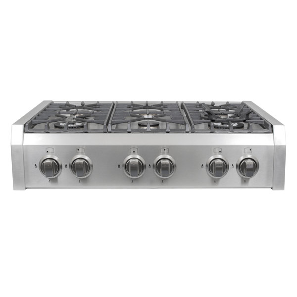Cosmo 36 Gas Cooktop With 6 Burners And Wok Attachment Wayfair